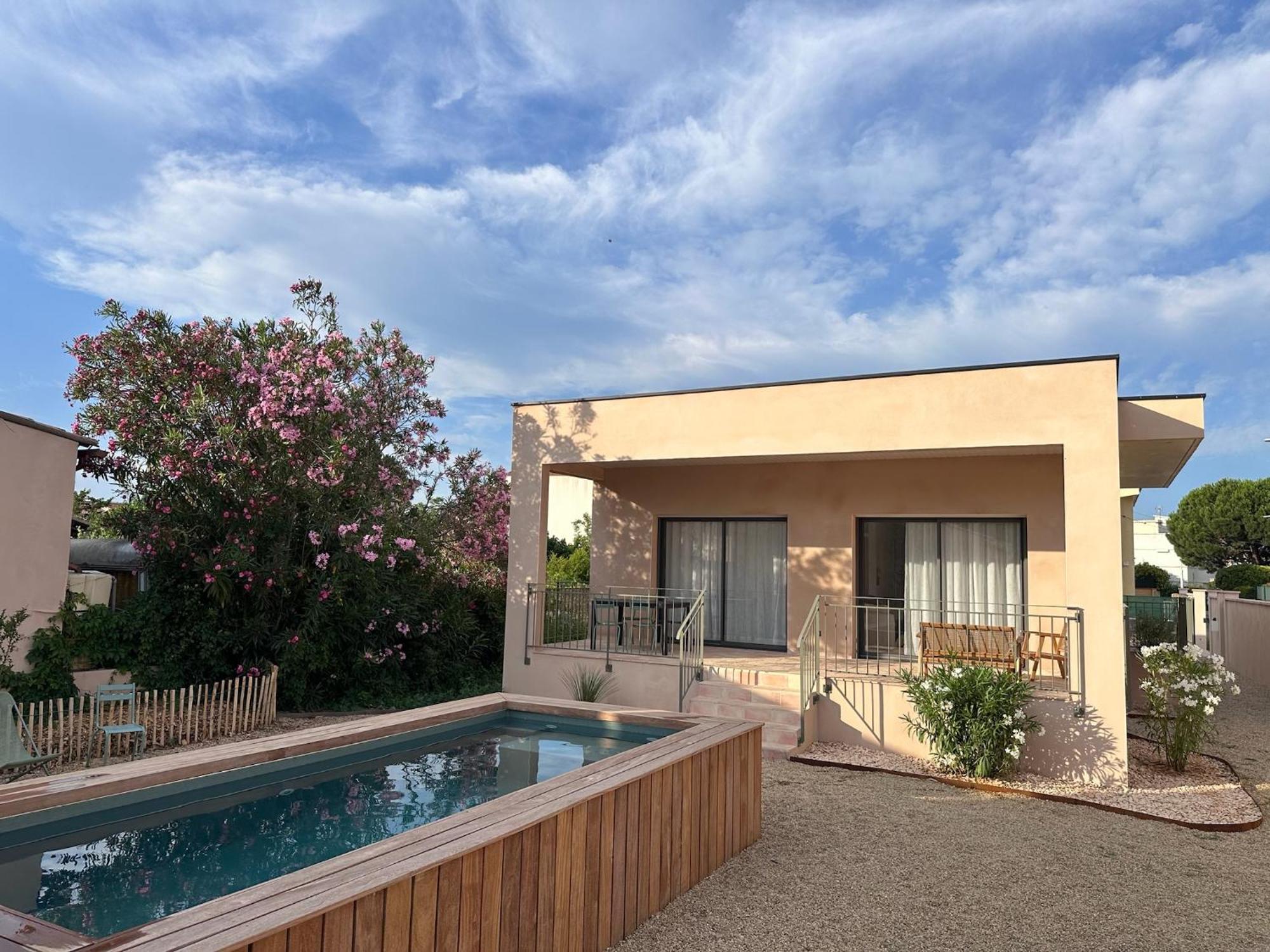 Villa Familiale Avec Piscine Hyper Centre Valras-Plage Buitenkant foto